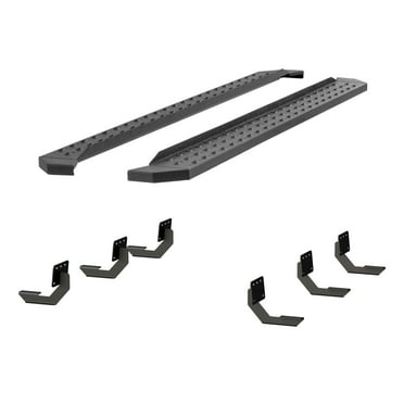 ARIES 2055549 RidgeStep Black Steel 6-1/2 x 91-Inch Truck Running Boards, Select Ram 1500 Crew Cab Fits select: 2023 RAM 1500 BIG HORN/LONE STAR