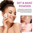 thumbnail image 5 of Loose Setting Powder Lightweight Matte Finish Rice Powder Makeup for Oil Control & Long Lasting Flawless Finish 24g, Pink(2Pack), 5 of 12