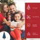thumbnail image 3 of Árbol de Navidad HOMCOM Douglas Fir de 6 pies con 24 luces LED, color verde, 3 of 9