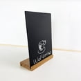 thumbnail image 4 of Pizarra reutilizable para mesa, letrero para menú, tablero de exhibición, pizarra pequeña de madera, mini pizarra para mensajes para niños, fiesta del primer día de clases, 4 of 7