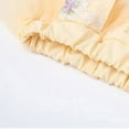 thumbnail image 6 of EnJoCho Girls Chinese New Year Dress Kids Traditional Embroidered 𝖥loral Tops Cute Tulle Set Chinese Knot 2 Piece Outfit, 6 of 9
