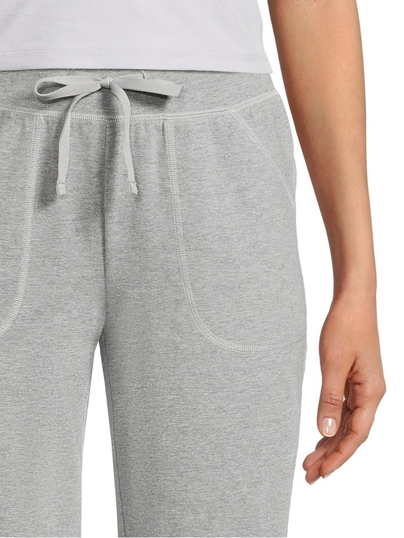 Athletic Works Women's Core Knit Capri Pants, Mid Rise, 22 Inch