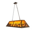 thumbnail image 5 of Meyda Tiffany 112603 Ducks In Flight 48" Wide Linear Pendant - Copper, 5 of 7