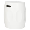 thumbnail image 3 of Safavieh Zuri Outdoor Modern Concrete Round Accent Table - Ivory, 3 of 6