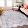 thumbnail image 6 of World Rug Gallery Transitional Distressed Vintage Machine Washable Area Rug- BLUE 7'7"X9'6", 6 of 8