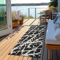 thumbnail image 6 of Addison Rugs Chantille Indoor/Outdoor Transitional Organic Black Washable Runner Rug, 2'3" x 7'6", 6 of 6