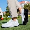 thumbnail image 4 of YOURDIARY Mens Waterproof Golf Shoes Non-Slip Comfort Lightweight Outdoor Golf Sneakers, 4 of 7