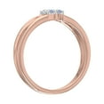 thumbnail image 2 of 1/5 Carat Men's Diamond Wedding Band Ring in 14K Rose Gold (Ring Size 5) (SI1-SI2 Clarity), 2 of 5