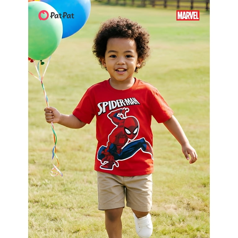 Marvel Spider-Man Boys Short Sleeve Graphic Tee photo 3