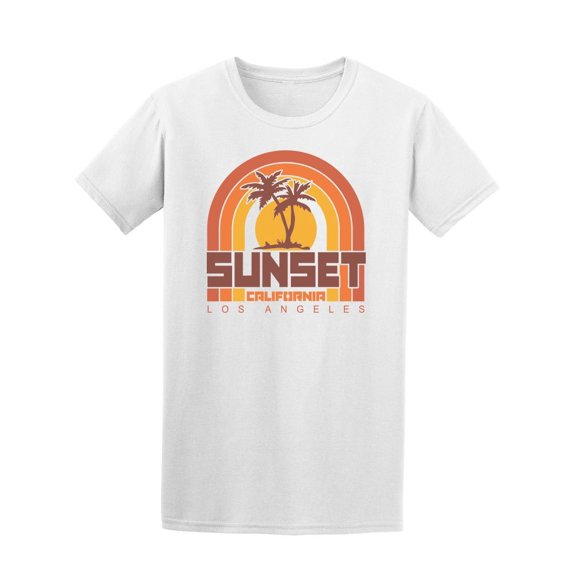 Sunset California L.A. Palms Tee Men's -Image by Shutterstock