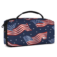 thumbnail image 2 of Herdesigns American Flag Carry Case Compatible with Nintendo Switch 2, with 20 Game Card Slots, 4th of July USA Flag Portable Travel Carrying Case Pouch for Accessories & Games, 2 of 8
