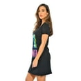 thumbnail image 2 of Just Love Comfortable Sleep Dress Shirt for Women - Ideal for Sleeping and Lounging in Dorms (Black - #1 Dreamer, Small), 2 of 2