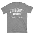 thumbnail image 1 of Bridgeport Connecticut Classic Established Men's Cotton T-Shirt, 1 of 1