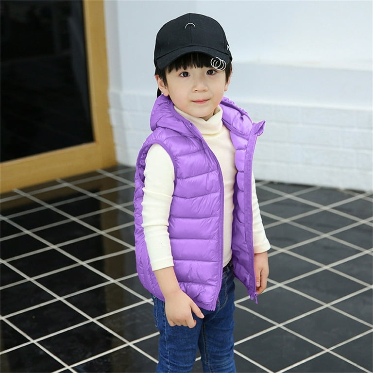 Purple hooded vest outlet