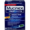 Mucinex Fast-Max Night Time Cold & Flu Liquid Gels 16 ea (Pack of 4)