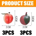 thumbnail image 4 of Un conjunto de pegatinas con mensajes de verduras y frutas pegatinas tridimensionales 3D para refrigerador de PVC de frutas, 4 of 5