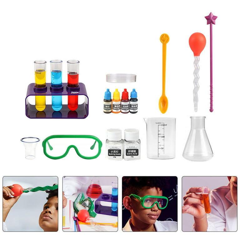 Science Experiment Kit Kids Montessori Toys Chemical Lab Tools