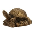 thumbnail image 2 of Brass Tortoise Statue, Fine Carving Brass Statue Tortoise Shape Long Lasting Decoration Great Gift Collection Easy Clean  For Gift Giving For Housewarming, 2 of 8