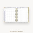 thumbnail image 3 of Day Designer 2026-2027 Daily Academic Year Planner Calendar, July 2026 - June 2027, 7.4" x 9.5", Premium Cover, Wire-O Binding, Laminated Tabs, Storage Pocket, Stickers & Snap-In Ruler, Swan Lake, 3 of 16