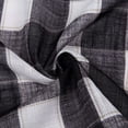thumbnail image 4 of Buffalo Plaid Tier Curtain, Rod Pocket Checkered Light Filtering Small Curtain, 4 of 6