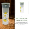 Cold Water Pitcher Clear Plastic Containers Jug Fridge Iced Tea Home