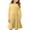 Girls Dresses Yellow, variant on Midi Dresses for Girls Size 4-14 Teens Kids Casual Long Sleeve Crewneck Solid Color Pullover Pleated A-Line Going Out School Dress