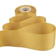 thumbnail image 3 of Ribbonitlux Grosgrain Ribbon 3 Inch x 25 Yards – Premium Polyester Craft Ribbon for Hair Bows, Gift Wrapping, Weddings & DIY – Solid Gold(#687) – 1 Roll, 3 of 6