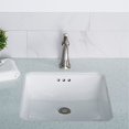 thumbnail image 3 of Kraus KCU-231 Elavo White Ceramic Square Undermount Bathroom Sink, 3 of 5