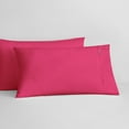 thumbnail image 3 of SGI Bedding 2 Piece 26X26 Shams Hot Pink Solid 600 Thread Count Standard Shams, 3 of 8
