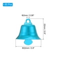 thumbnail image 2 of Unique Bargains Mini Jingle Bells 0.9' Metal Hanging Bells Blue 50Pack, 2 of 5