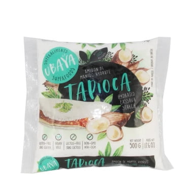 Yoki Polvinho Azedo 500g/13.22 lbs (12-Case) - Ubaya Hydrated Cassava Starch for Traditional Brazilian Tapioca