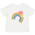 thumbnail image 3 of Inktastic Rainbow and Flowers Girls Baby T-Shirt, 3 of 5
