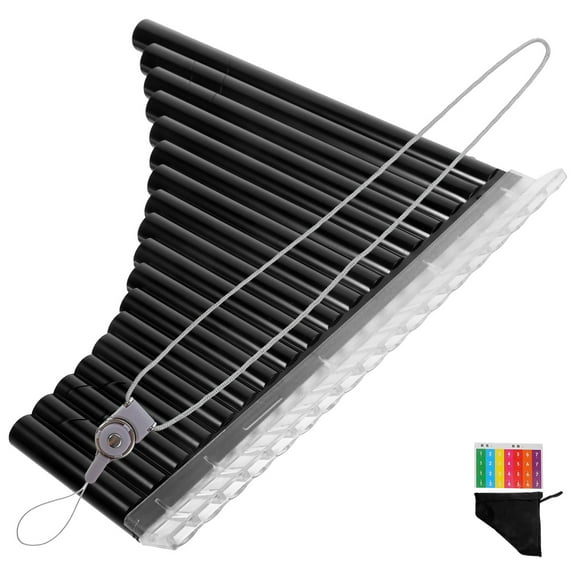 Professional Pan Flute Musical Instrument C Key Pan Pipe for Performance