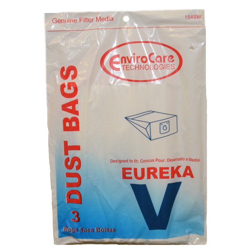 Eureka Style V Vacuum Bags 3 Pack Envirocare