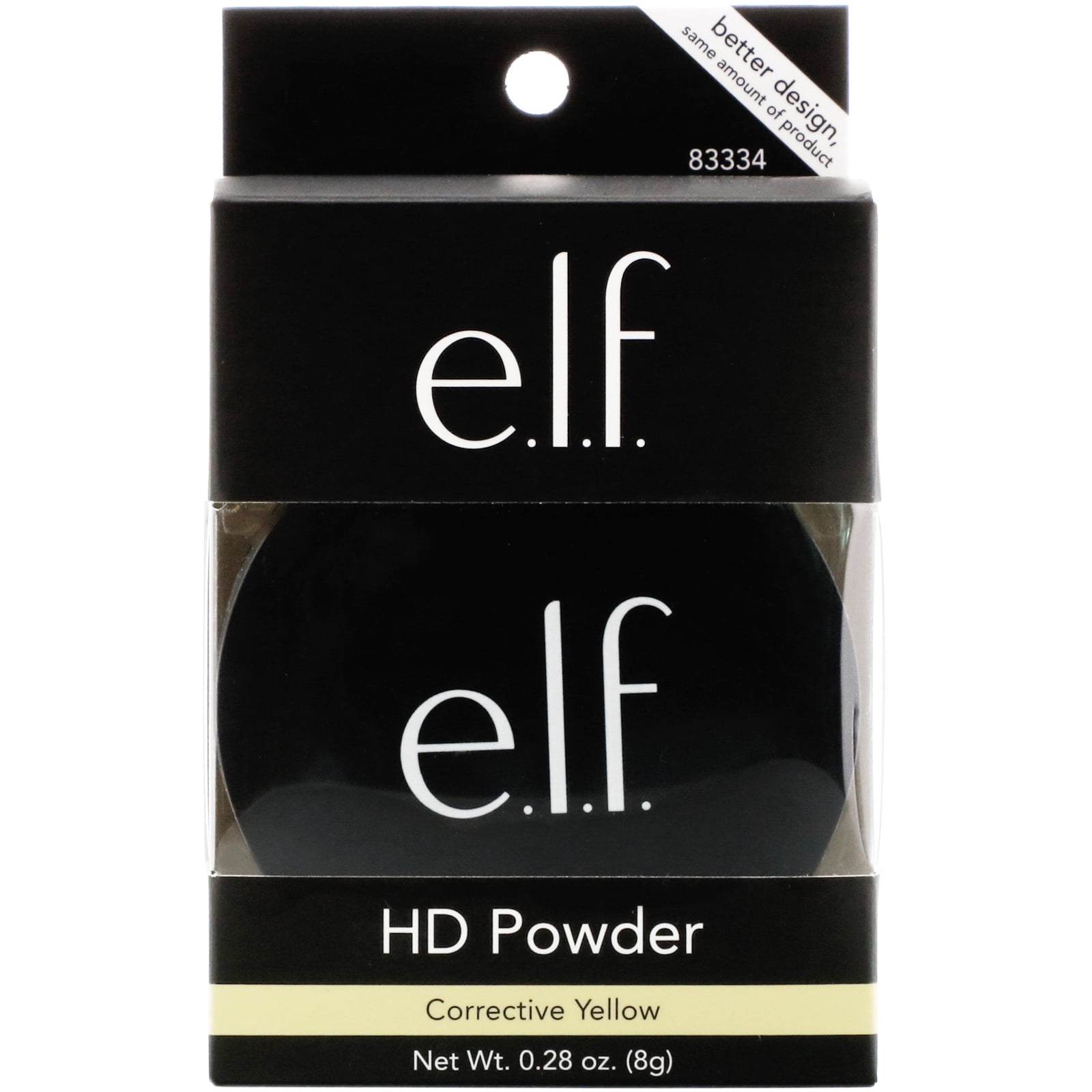 e.l.f. High Definition Powder, Corrective Yellow, 0.28 oz