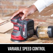 SKIL SR660302 PWR CORE 20V Brushless Random Orbital Sander Kit with 2.0Ah Battery and PWR JUMP Charger