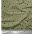 thumbnail image 1 of Soimoi Rayon Fabric Pin Tailed Whydah Bird Shirting Print Fabric by The Yard 42 Inch Wide, 1 of 1