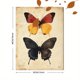 thumbnail image 3 of Qisvanset 12x16 Inch With Frame 2D Flat Wall Art Three Butterfly Minimalist Modern Living Room Wall Art, 3 of 8