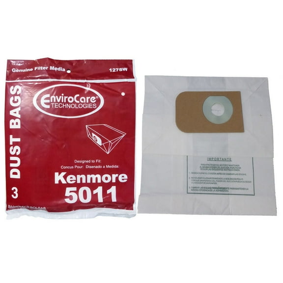 3PK, Compatible with Kenmore 5011 PAPER BAGS 127SW