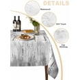 thumbnail image 2 of Contemporary Grey Tree Table Cloth, Abstract Art Oil Paiting Waterproof Tablecloth for Rectangle Tables, Reusable Washable Fabric Table Cover for Restaurant Kitchen Dining Tables 52"x70", 2 of 6