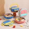 thumbnail image 1 of 550ml Stainless Steel Thermal Lunch Box With Environment-Friendly Metal, Leak-Proof Cover, Heat Insulation, Suitable For Children'S Day Care Lunch And Snacks, Office Or Picnic，blue, 1 of 7