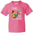 thumbnail image 3 of Inktastic Farmer I Rule The Roost Rooster Youth T-Shirt, 3 of 5
