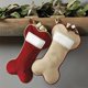 thumbnail image 2 of Calcetín navideño especial para mascotas, bolsa de calcetín con forma de hueso de gran capacidad, decoración de vacaciones para perros y mascotas, novedad de 2023, 2 of 4