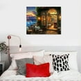 thumbnail image 4 of COMIO Mediterranean Evening Canvas Wall Art Print, Italy Artwork, 4 of 4