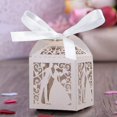 thumbnail image 4 of Pack of 50 Bird Cage Design Wedding Candy Box / Gift Boxes / Chocolate Boxes / Small Jewellery Gift Box / Candy Box with Ribbon Wedding Party Decoration, 4 of 5