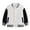 White, variant on CAICJ98 Toddler Baby Boy Girl Baseball Jacket Y2k Varsity Kids Bomber Jackets Boys Girls Color Block Button Letterman Jackets (Blue,7-8 Years)
