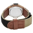 Casio Men's Forester Analog Sport Watch, Brown Nylon Strap FT500WC