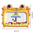 thumbnail image 3 of Tablero De Dibujo Tablero De Dibujo De Bricolaje Con Forma De Cangrejo De Plástico Con Bolígrafo Magnético Y Cuentas Para Niños Y Niñas Ndcxsfigh libre de BPA, 3 of 3