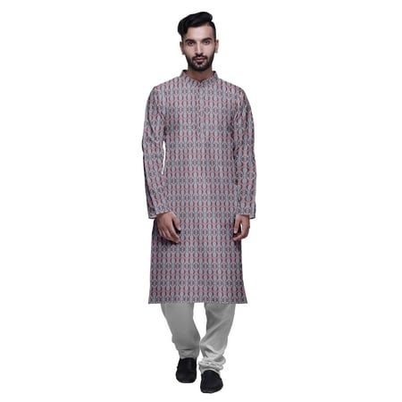 

Atasi Cotton Long Kurta Pajama Set For Men Designer Casual Kurta Pajama Clothing
