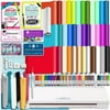 Silhouette Cameo 3 Bluetooth Bundle 36 Oracal Sheets, Siser HTV, Guides, 24 Pack Pens, and More